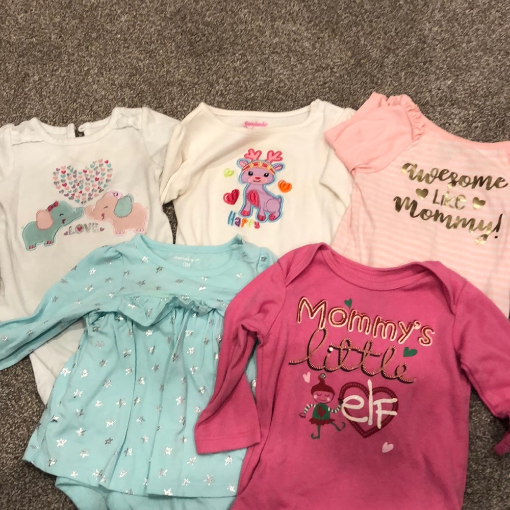 Garanimals long sleeved onesies lot